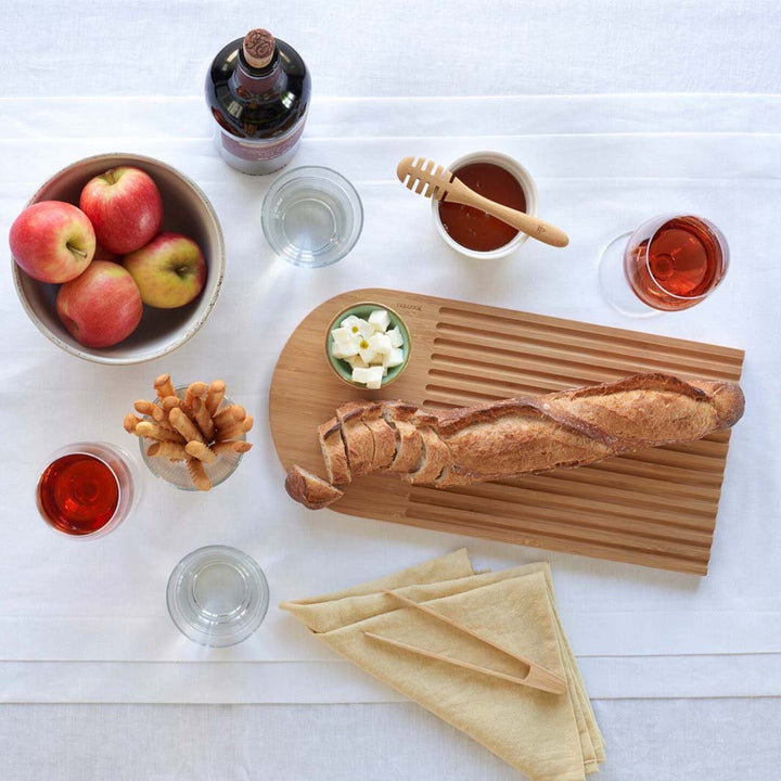 Bamboo Arch Bread Board - Green Tulip