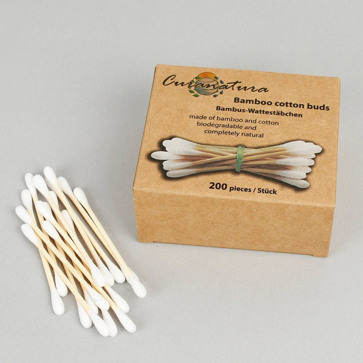 Bamboo Cotton Buds - Green Tulip