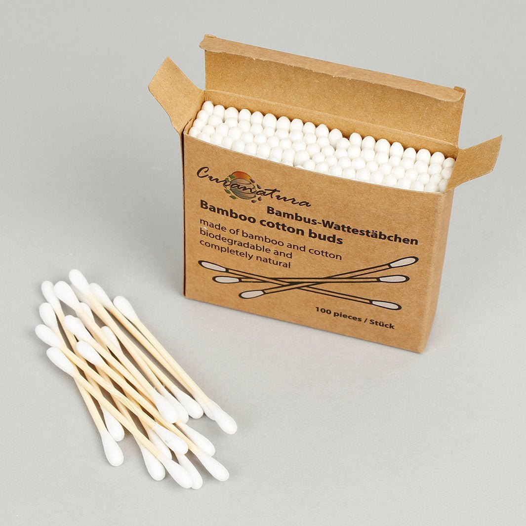 Bamboo Cotton Buds - Green Tulip