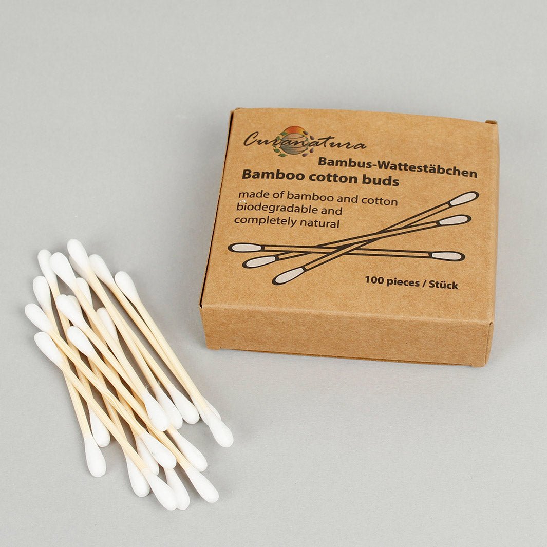 Bamboo Cotton Buds - Green Tulip