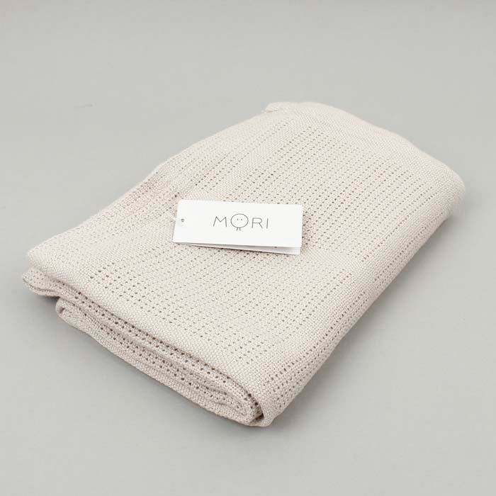 Bamboo & Cotton Cellular Blanket - Taupe - Green Tulip