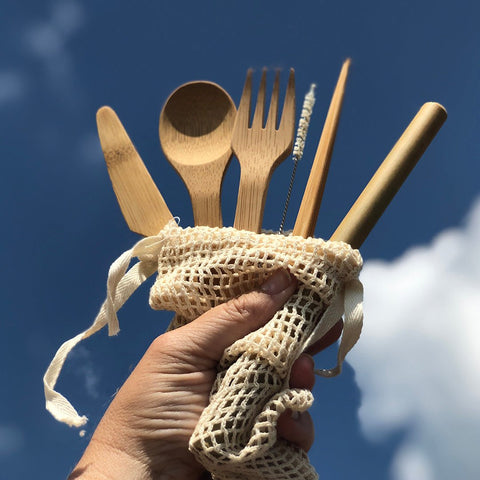 Bamboo Eat/Drink Tool Kit