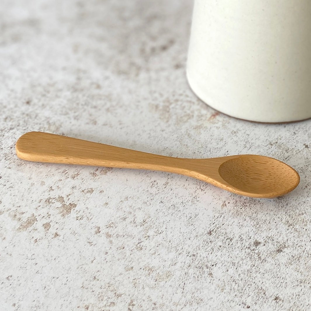 Bamboo Eating Spoons - Green Tulip