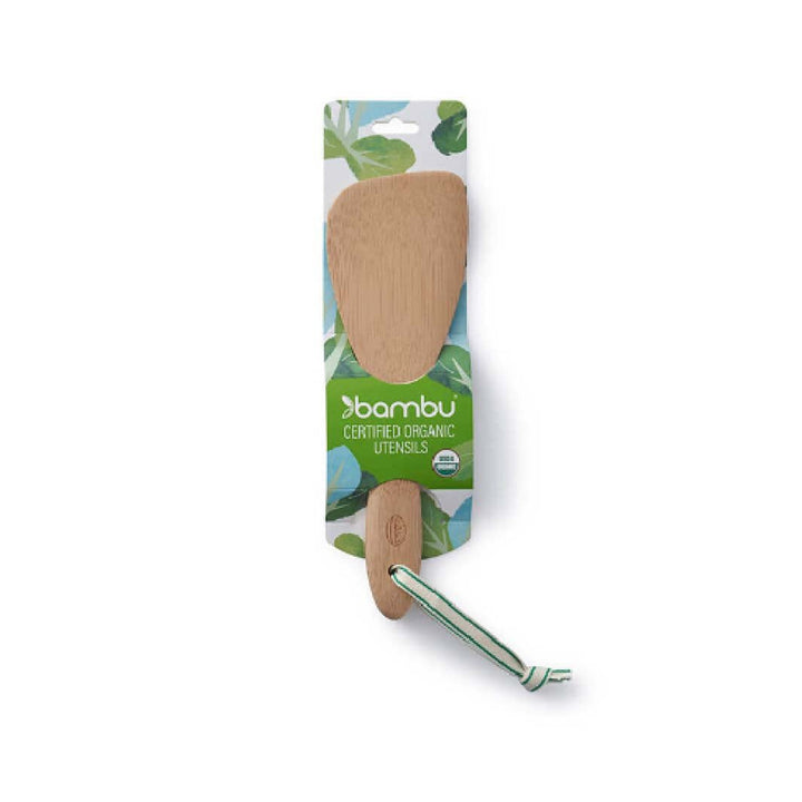 Bamboo Rice Paddle - Green Tulip