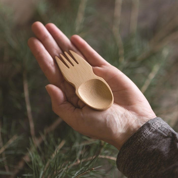 Bamboo Sporks - Green Tulip