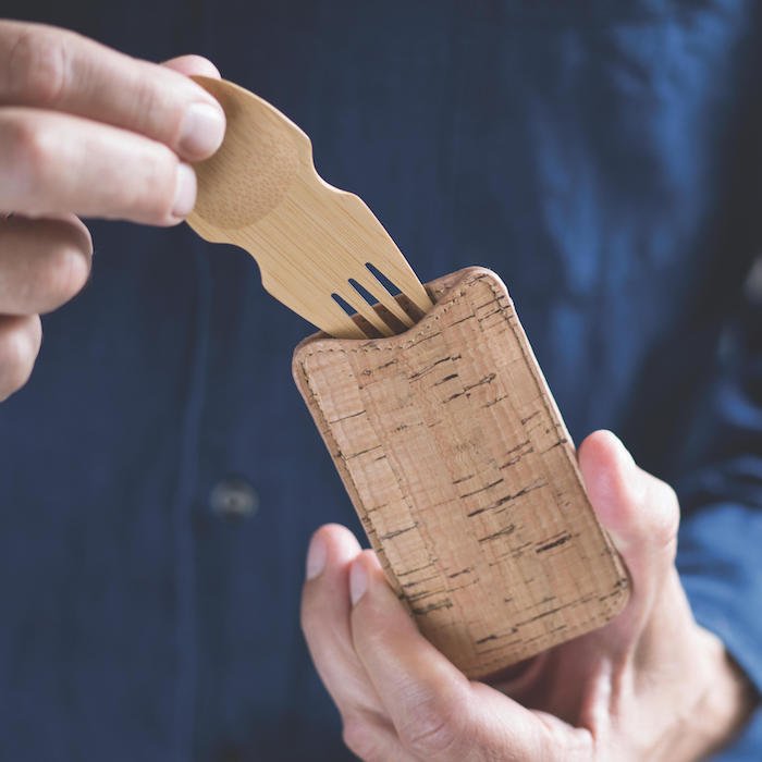 Bamboo Sporks - Green Tulip