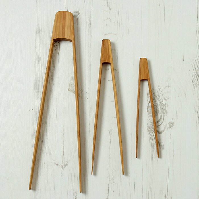 Bamboo Tongs - Green Tulip