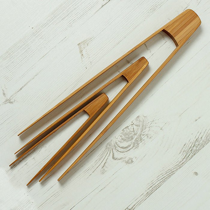 Bamboo Tongs - Green Tulip