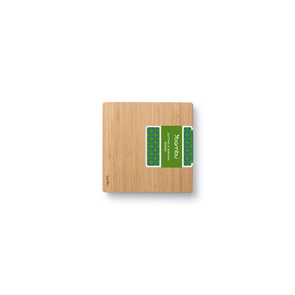 Bamboo Undercut Cutting & Serving Board - Green Tulip