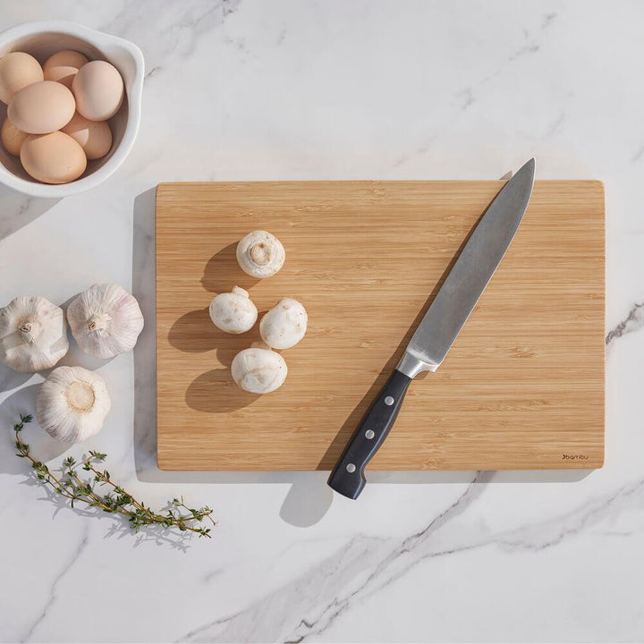 Bamboo Undercut Cutting & Serving Board - Green Tulip