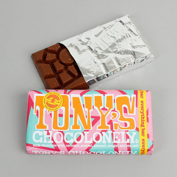 Big Bar 32% Milk Chocolate - Everything Bar - Green Tulip