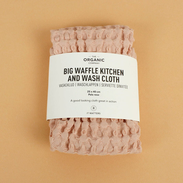 Big Waffle Kitchen & Wash Cloth - Green Tulip