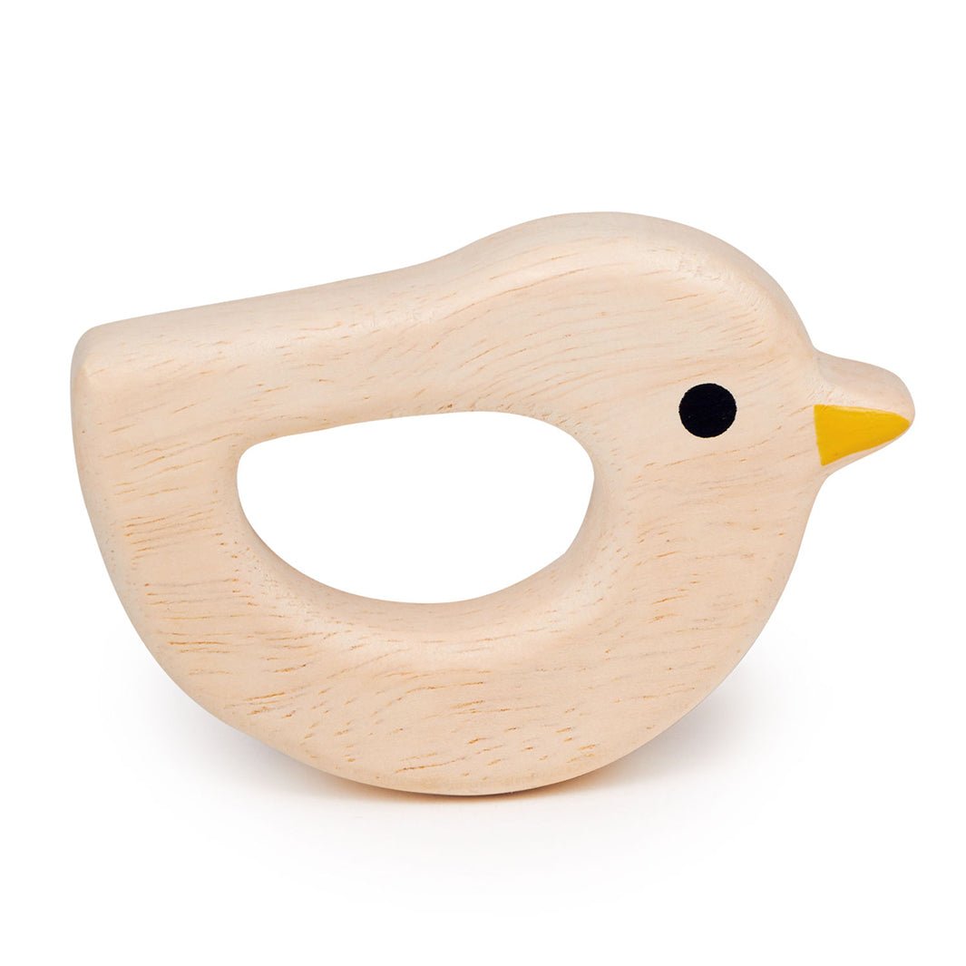 Bird & Kitten Teethers - Green Tulip