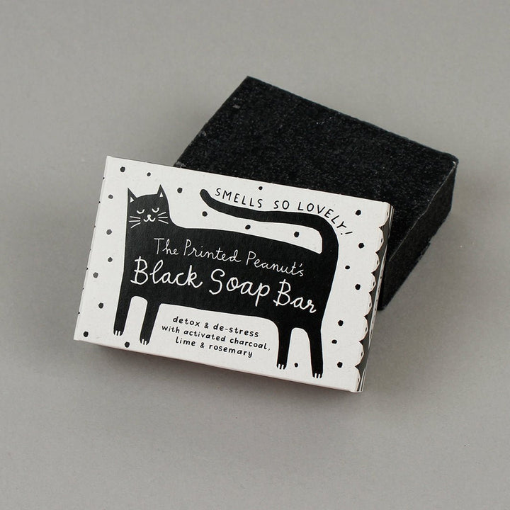 Black Cat Charcoal Soap Bar - Green Tulip