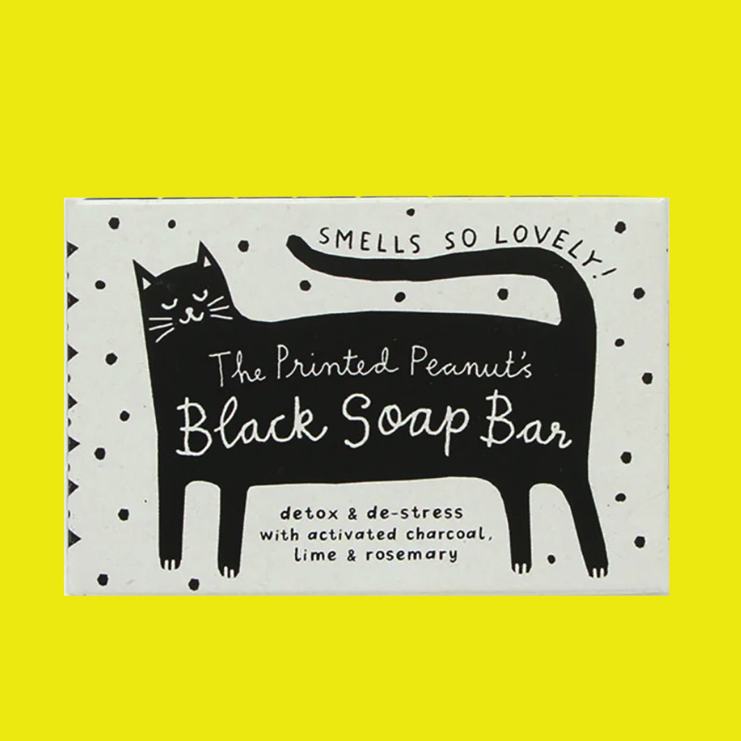 Black Cat Charcoal Soap Bar - Green Tulip