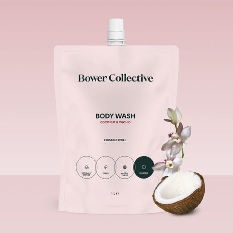 Body Wash Reusable Refill - Coconut & Orchid - 1L