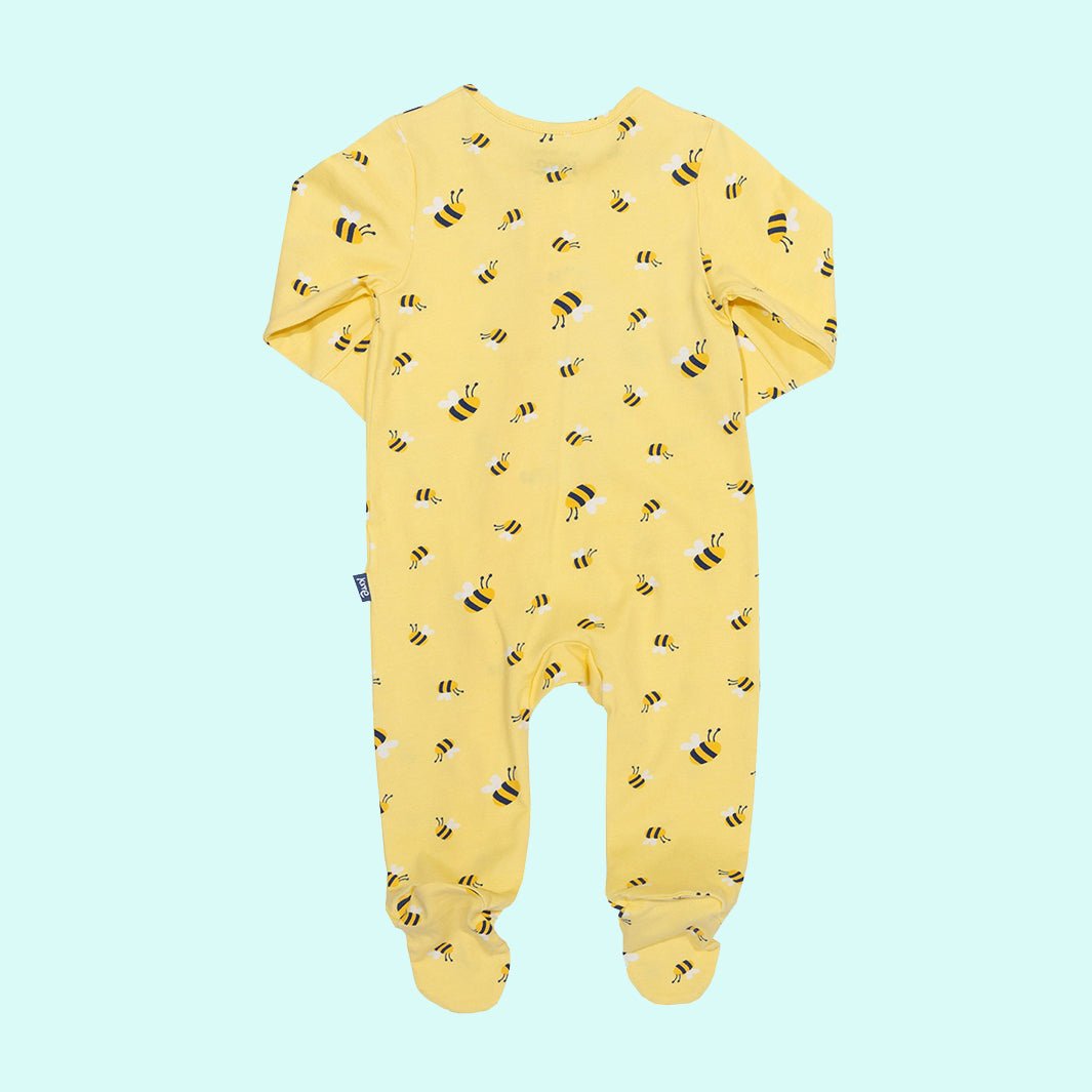 Bumble Sleepsuit - Green Tulip