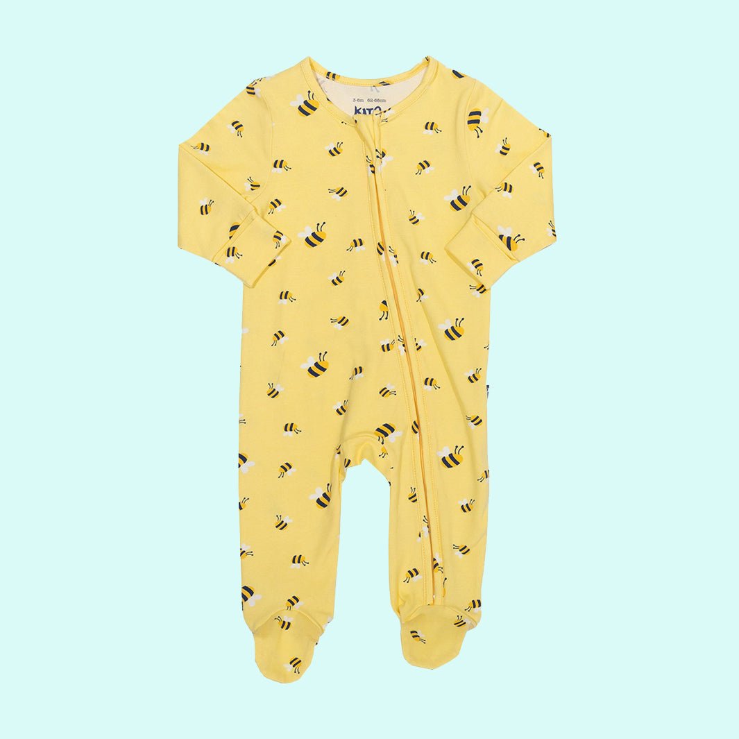 Bumble Sleepsuit - Green Tulip