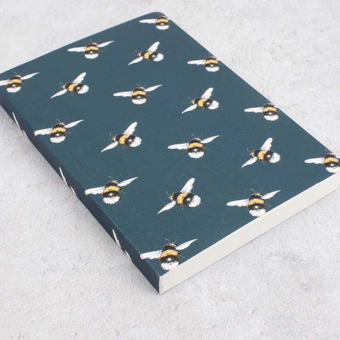 Bumblebee Noir A6 Notebook - Green Tulip