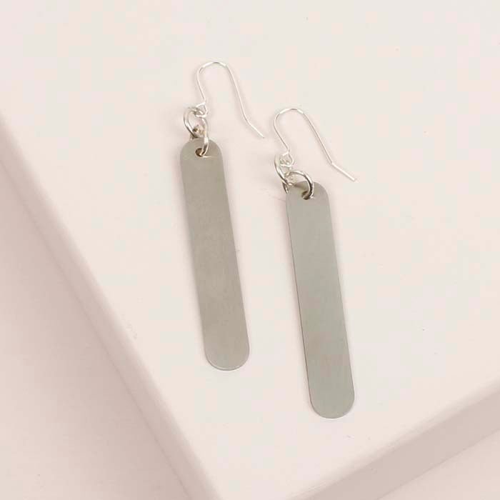 Carp Stainless Steel Earrings - Green Tulip