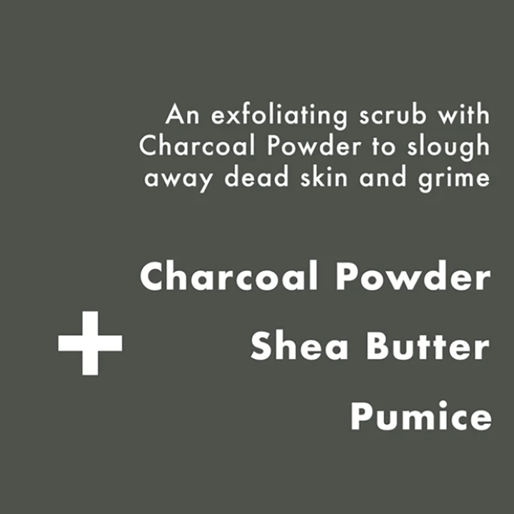 Charcoal Face Scrub - Green Tulip