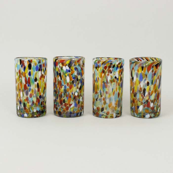 Chunky Recycled Straight Tumbler - Confetti - Green Tulip