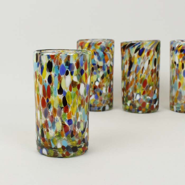 Chunky Recycled Straight Tumbler - Confetti - Green Tulip