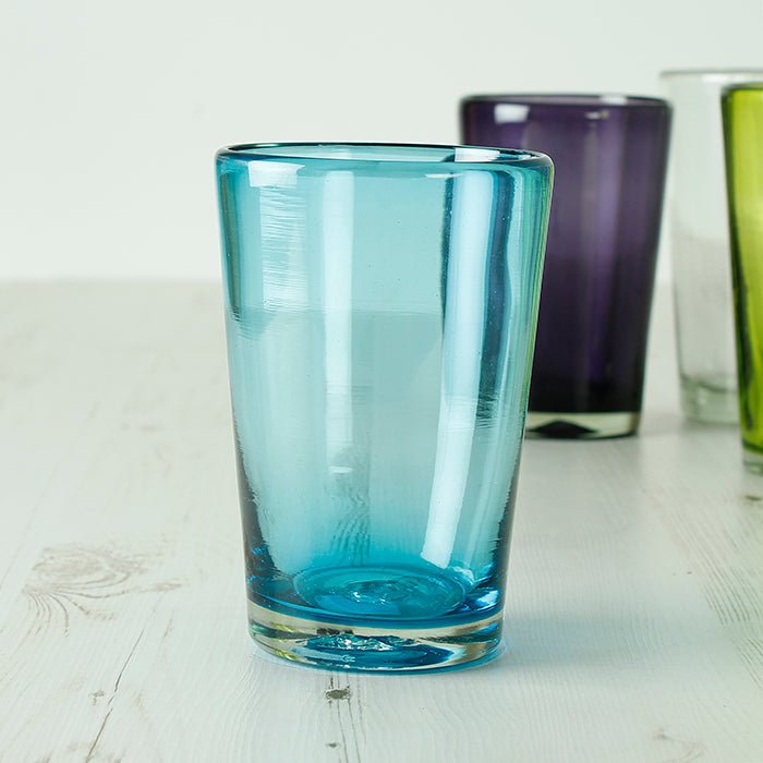 Chunky Recycled Tumbler - Turquoise - Green Tulip