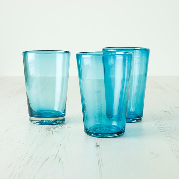 Chunky Recycled Tumbler - Turquoise - Green Tulip