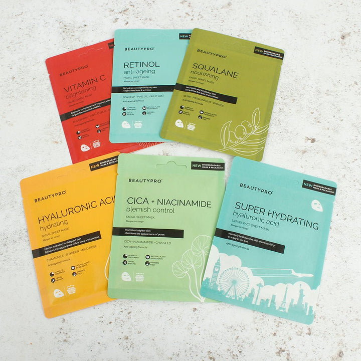 Cica + Niacinamide Blemish Control Facial Sheet Mask - Green Tulip