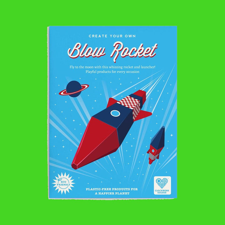 Create Your Own Blow Rocket - Green Tulip