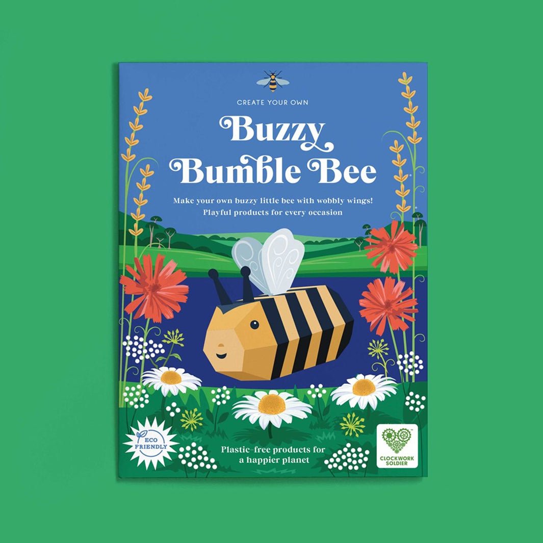 Create Your Own Buzzy Bumble Bee - Green Tulip