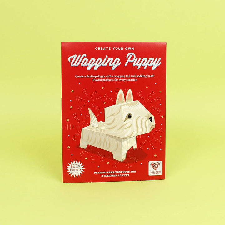 Create Your Own Wagging Puppy - Green Tulip