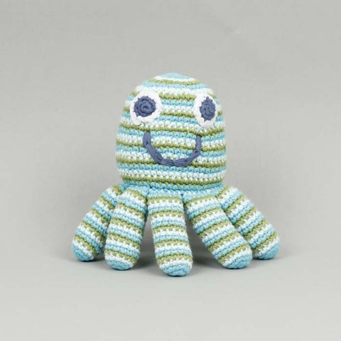 Crochet Octopus Rattle