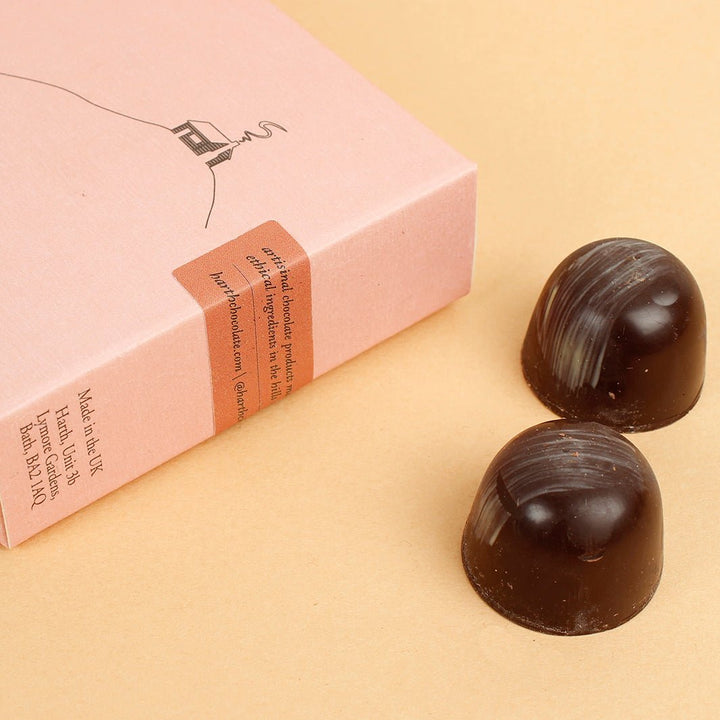 Dark Chocolate Peanut Butter Caramel Truffles - Box of 6 - Green Tulip