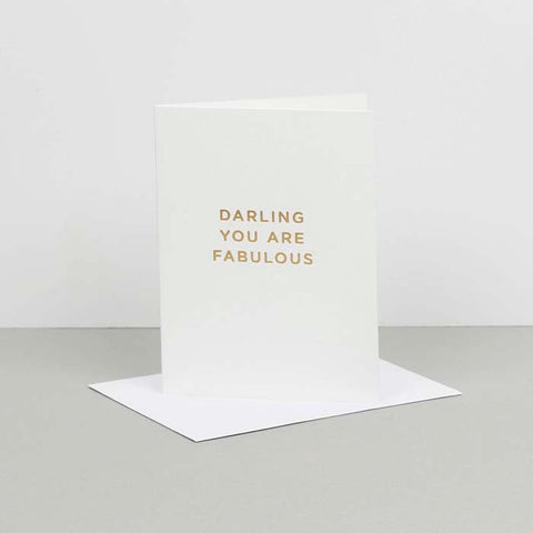 Darling You Are Fabulous Card