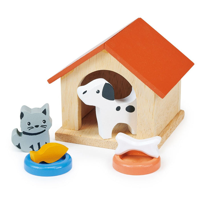 Dog & Cat Pet Set - Green Tulip