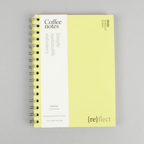 Dotted Wirobound Notebook - Medio (A5) - Pistachio