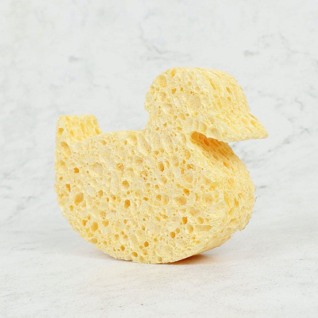 Duck Cellulose Sponge - Green Tulip