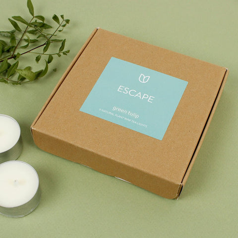 Escape Scented Aluminium Tealights - Box of 9