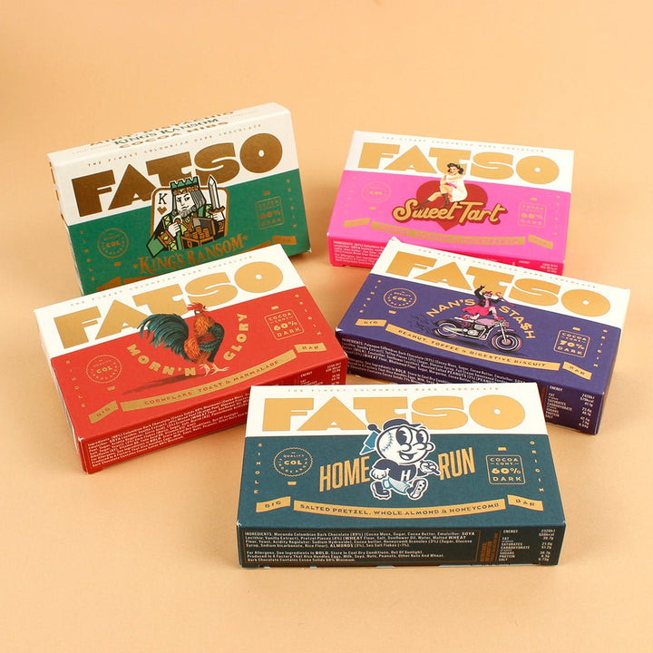 Fatso 5 Bar Bundle - Green Tulip