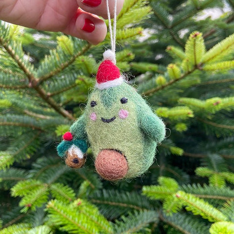 Felt Christmas Avocado