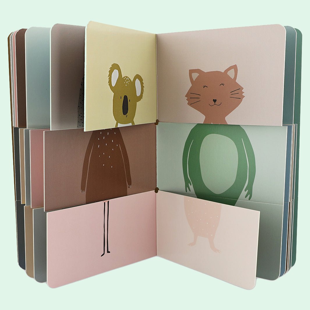 Flip - Flap Book - Green Tulip