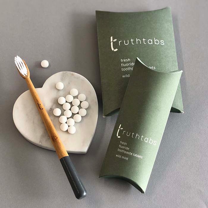 Fluoride Truthtabs - Wild Mint - 62 Tablets (1 month supply) - Green Tulip