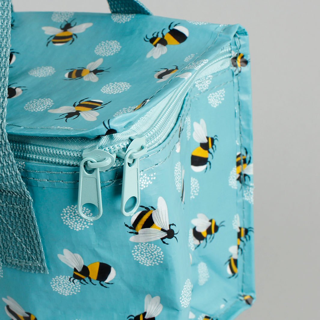 Foil Insulated Lunch Bag - Bumblebee - Green Tulip