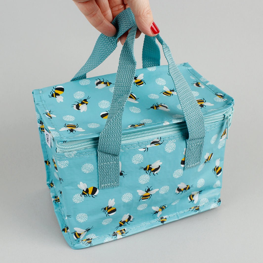 Foil Insulated Lunch Bag - Bumblebee - Green Tulip