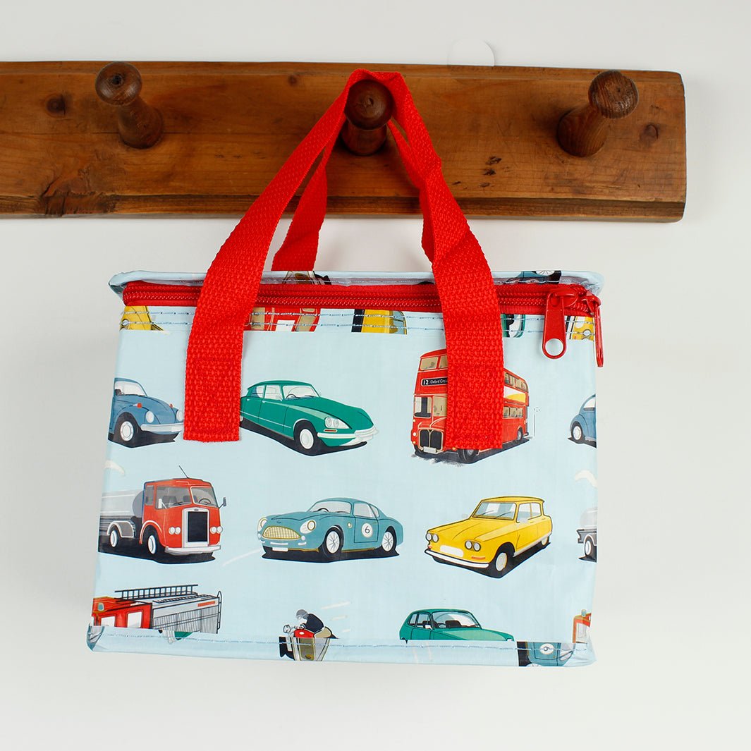 Foil Insulated Lunch Bag - Road Trip - Green Tulip