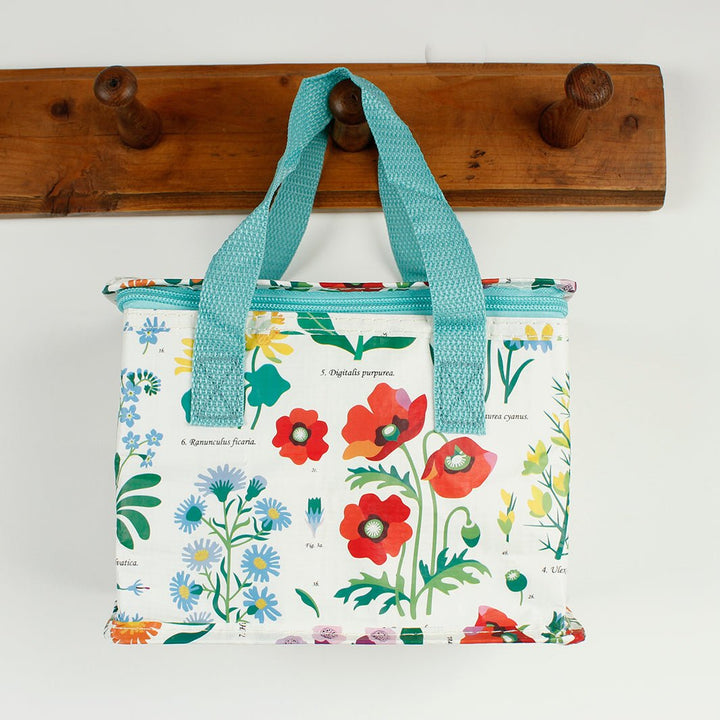 Foil Insulated Lunch Bag - Wild Flowers - Green Tulip