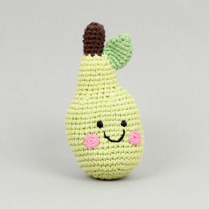 Friendly Fruit & Vegetable Rattle - Green Tulip