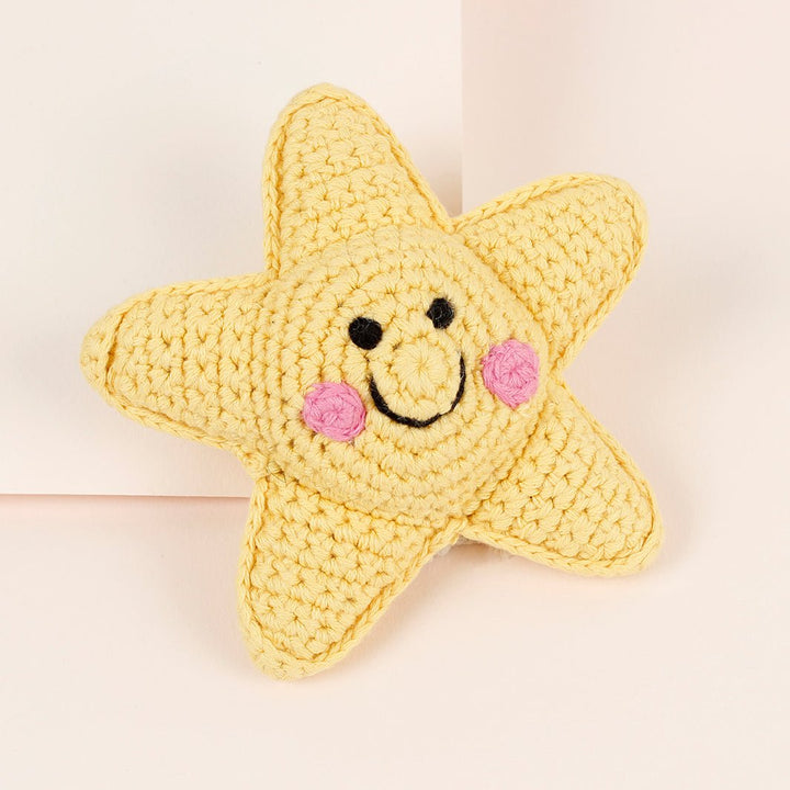 Friendly Star Rattle - Green Tulip